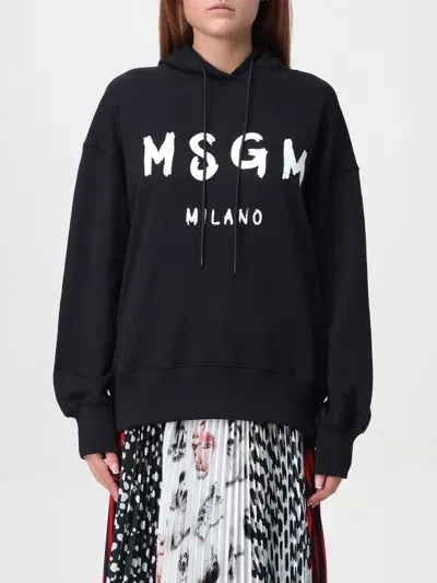 Msgm Sweatshirt  Damen Farbe Schwarz