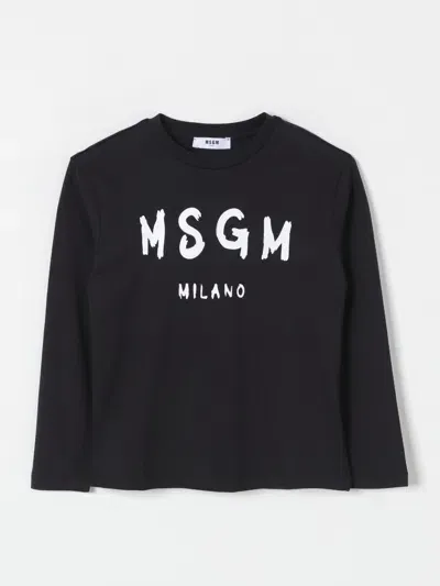 Msgm T-shirt  Kids Kids Color Black In Schwarz