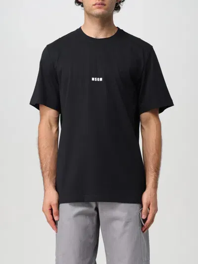 Msgm T-shirt  Men Color Black In Schwarz