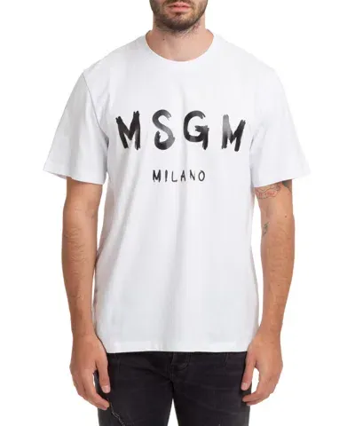 Msgm T-shirt In White