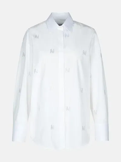 Msgm White Cotton Shirt