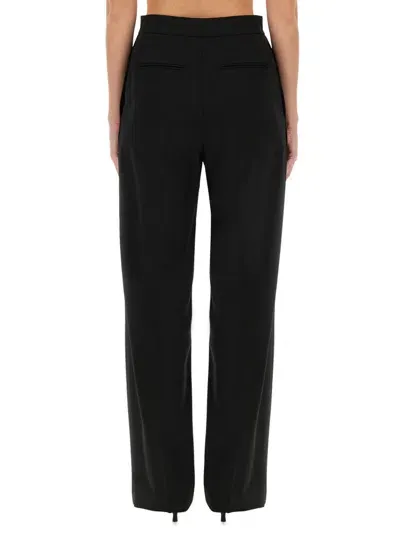 Msgm Zippered Pants In Black