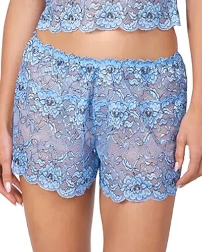 Mucci Michele Lace Shorts In Fiore Azur