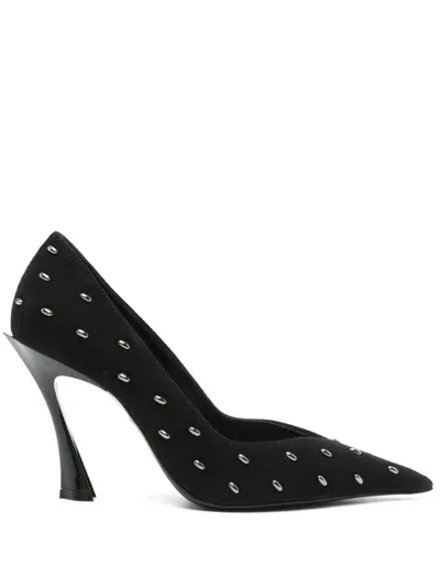 Mugler 95mm Fang Pumps In Black