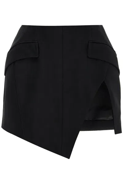 Mugler Asymmetric Mini Skirt With Slit