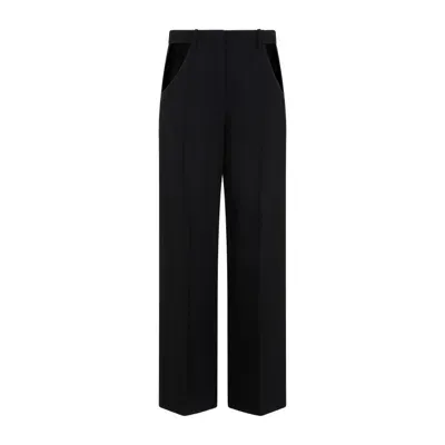 Mugler Black Viscose Pants