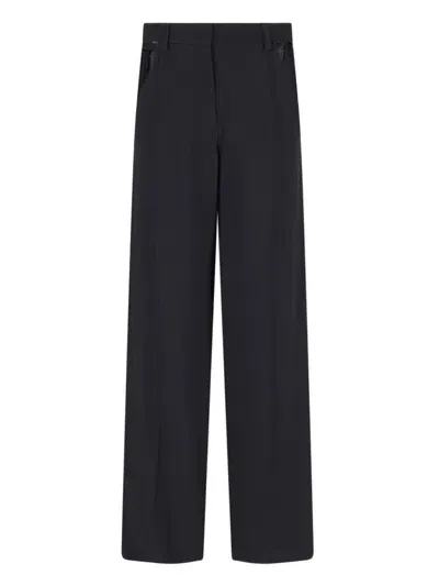 Mugler Trousers In Black