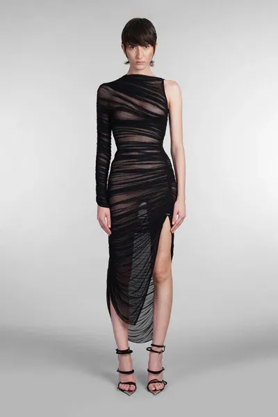 Mugler Dress In Black