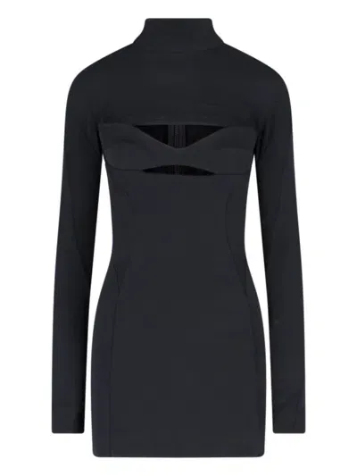 Mugler Dress In Black