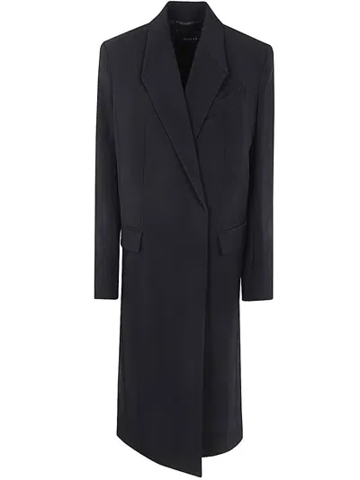 Mugler Ma0178 Coat Clothing In Black