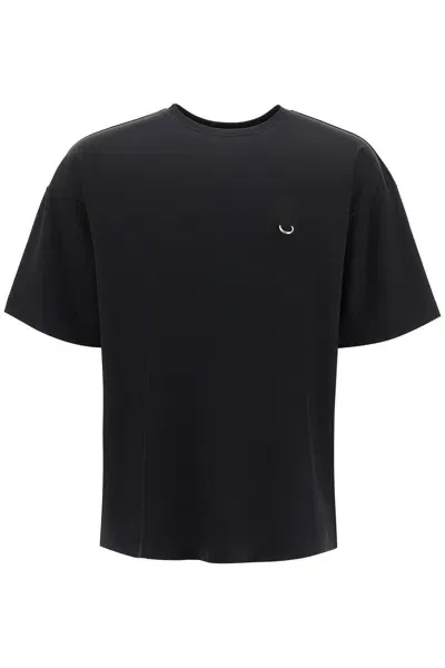 Mugler Oversized T-shirt In Black