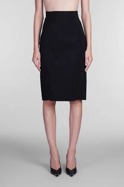 Mugler Skirt In Black