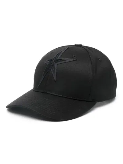 Mugler Star-patch Cap In Black