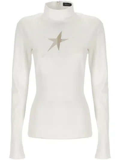 Mugler Top In White