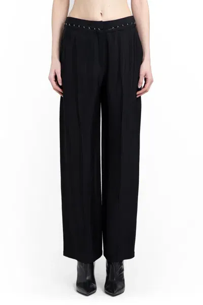 Mugler Trousers In Black