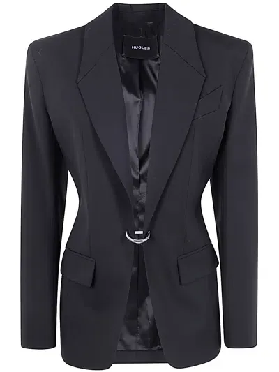 Mugler Ve0418 Jacket In Black