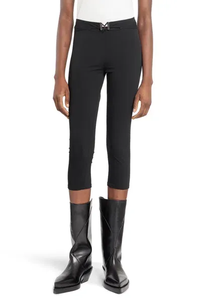 Mugler Woman Black Trousers