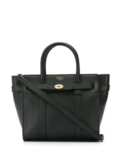 Mulberry Batswater Small Black Leather Handbag