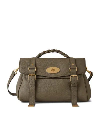 Mulberry Leather Alexa Cross-body Bag In Green