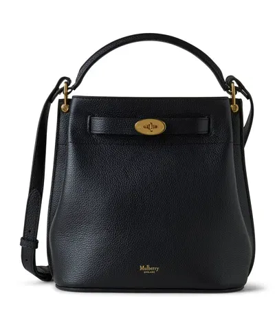 Mulberry Leather Islington Bucket Bag In Black