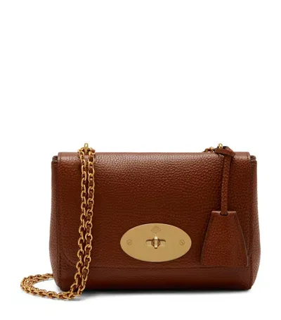 Mulberry Leather Lily Shoulder Bag In Brown