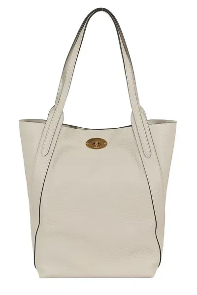 Mulberry N S Bayswater Tote Heavy Grain In Grey