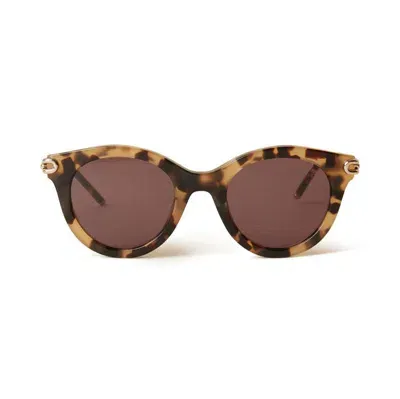 Mulberry Penny Acetate Sunglasses In Tortoiseshell