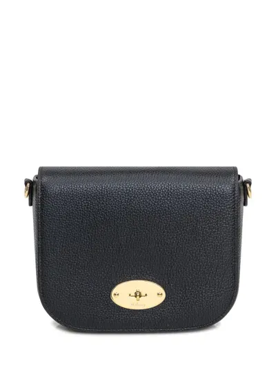 Mulberry Small Darley Satchel Small Classic Grain In Black