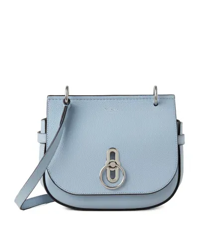 Mulberry Small Leather Amberley Satchel In Blue