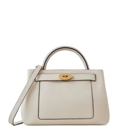 Mulberry Small Leather Islington Cross-body Bag In White