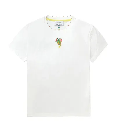 Mulberry X Mira Mikati Organic Cotton T-shirt In White