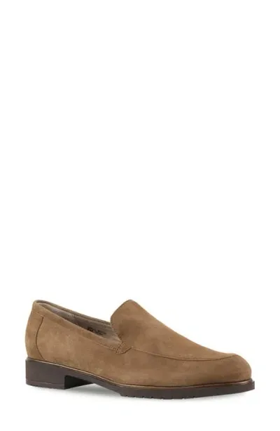 Munro Giselle Loafer In Fawn Suede