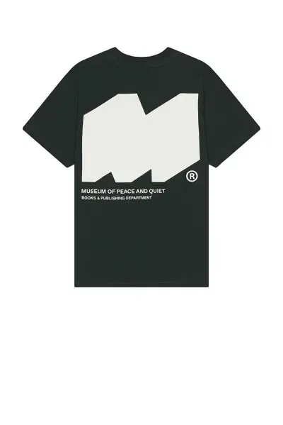 Museum Of Peace And Quiet Museum Publishing T-shirt In Pine