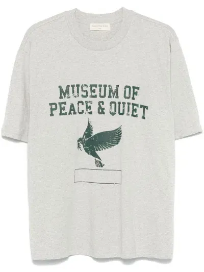 Museum Of Peace And Quiet P.e. T-shirt In Grey