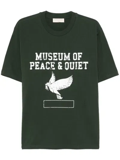 Museum Of Peace And Quiet P.e. T-shirt In Grün