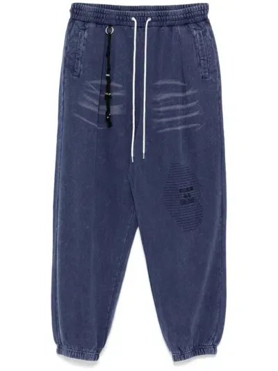 Musium Div. Elasticated Sweatpants In Blue