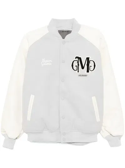 Musium Div. Logo-patch Bomber Jacket In 灰色