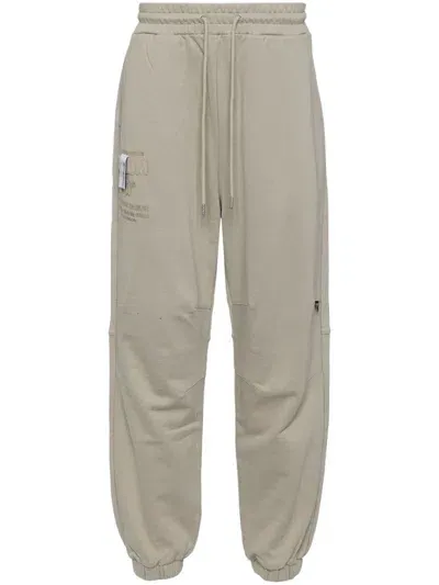 Musium Div. Logo Patch Sweatpants In Neutrals