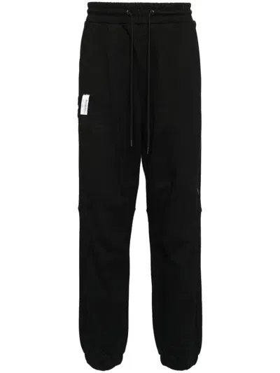 Musium Div. Logo-patch Track Pants In Black