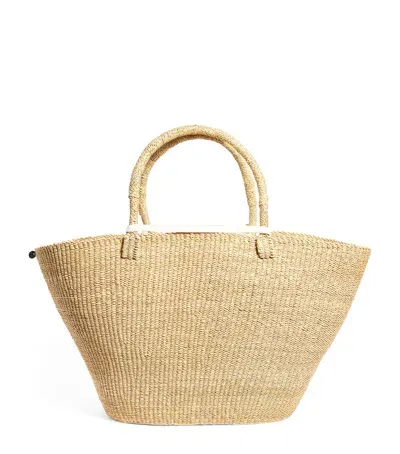 Muun Straw Panier Tote Bag