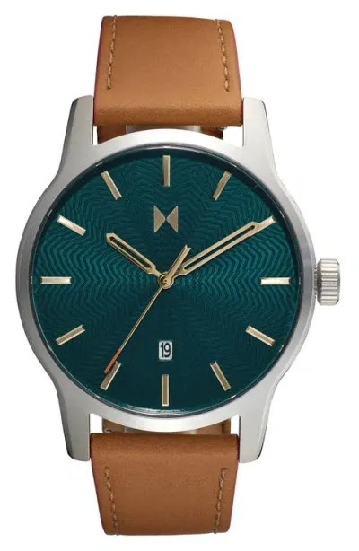 Mvmt Classic Ii Watch, 44mm In Green/tan