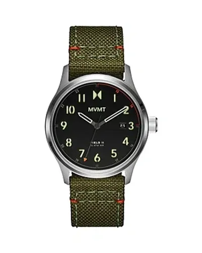 Mvmt Field Ii Watch, 41mm In Black/green