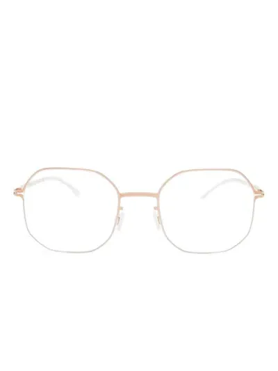 Mykita Cat Glasses In Gold