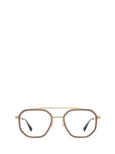 Mykita Eyeglasses In A83-champagne Gold/clear Ash