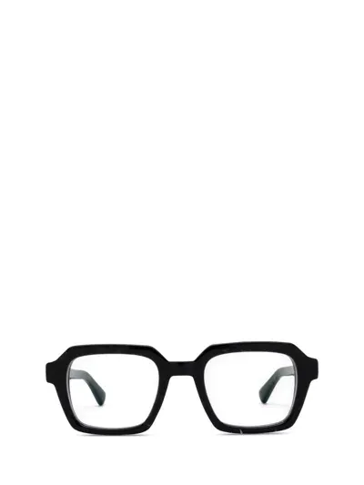 Mykita Eyeglasses In C110-black Havana/shiny Silver