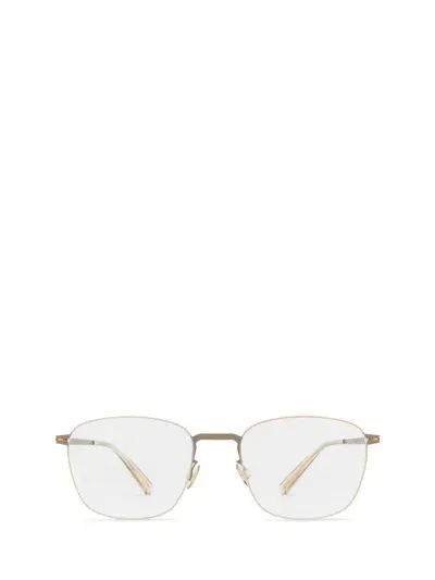 Mykita Eyeglasses In Champagne Gold/taupe Grey