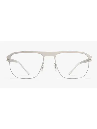 Mykita Lorenzo Eyewear In Shiny Silver Clear