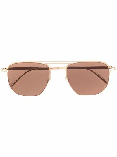 Mykita Pilot-frame Sunglasses In Gold