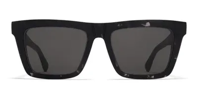 Mykita Rectangle Frame Sunglasses In Black