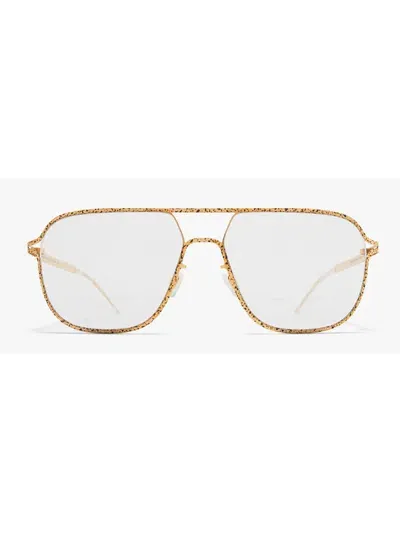 Mykita Studio 14.1 Sunglasses In Gold/black Terrazzo